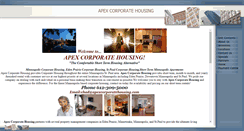 Desktop Screenshot of apexcorporatehousing.com